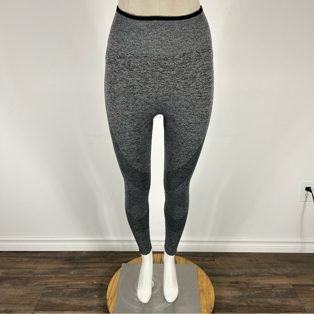 PINK seamless Gray High-Waisted Leggings S - Picture 1 of 9